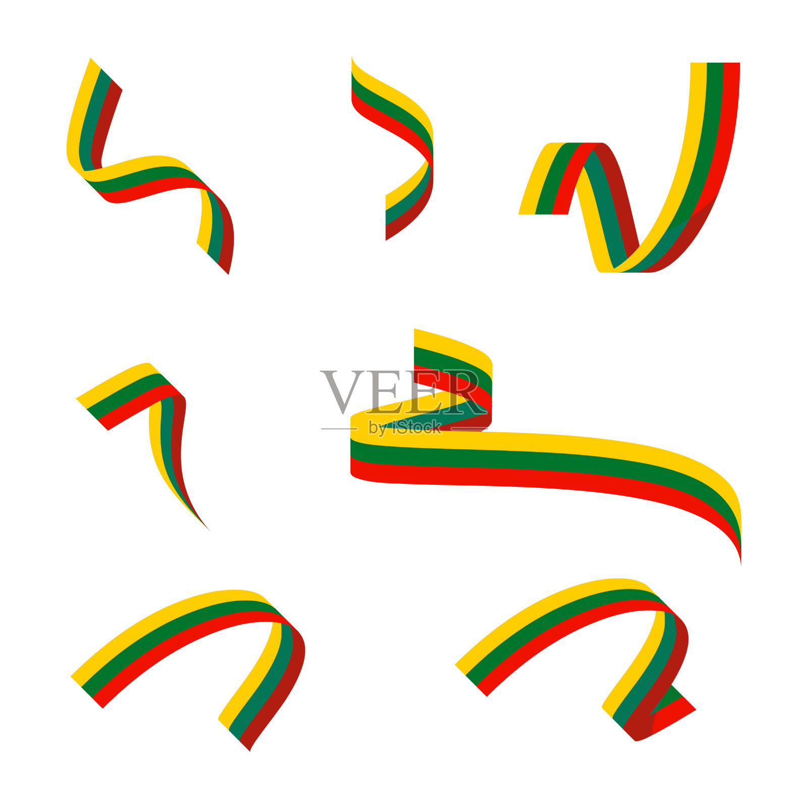 立陶宛元素独立日插图设计矢量插画图片素材