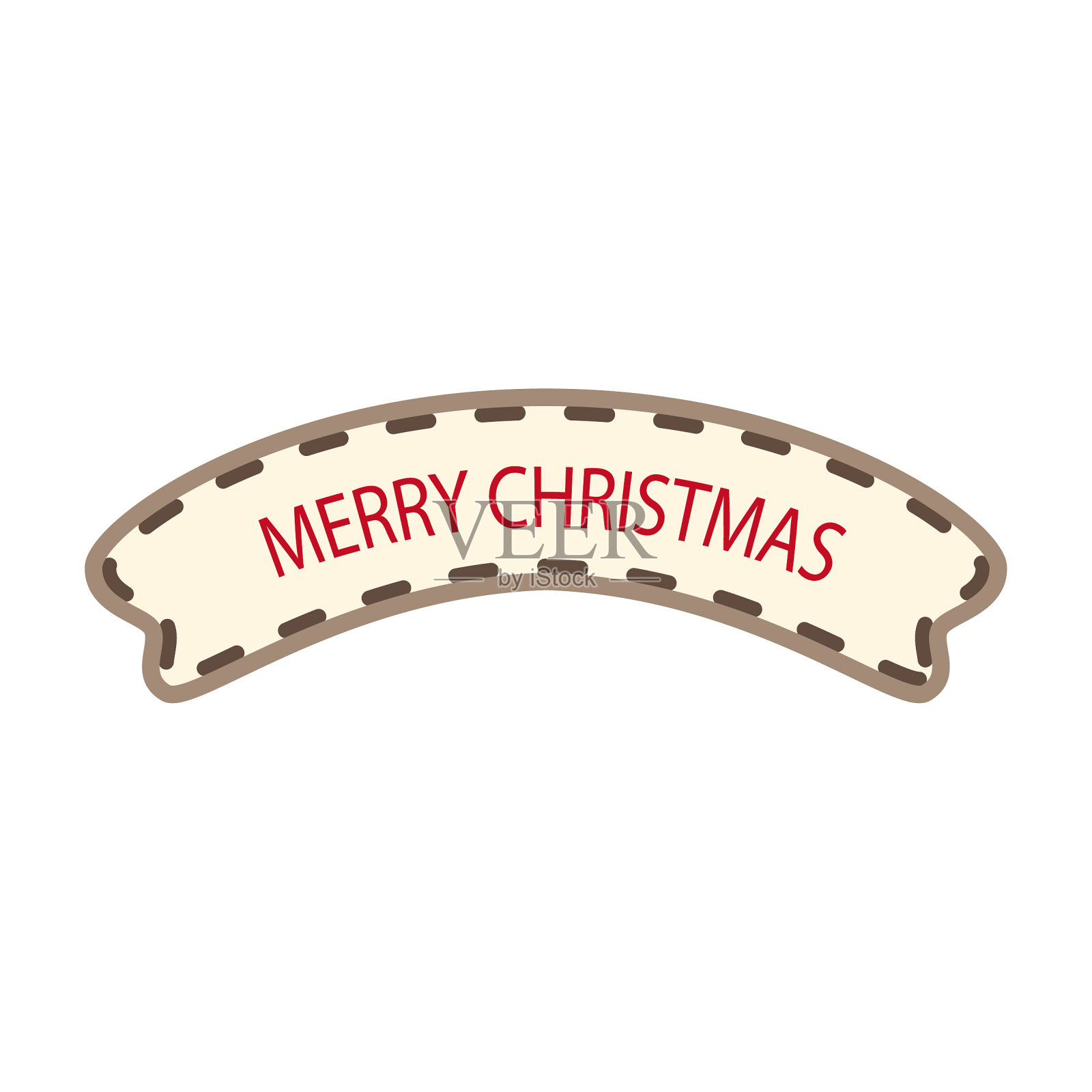 圣诞演讲泡泡和框架。插画图片素材