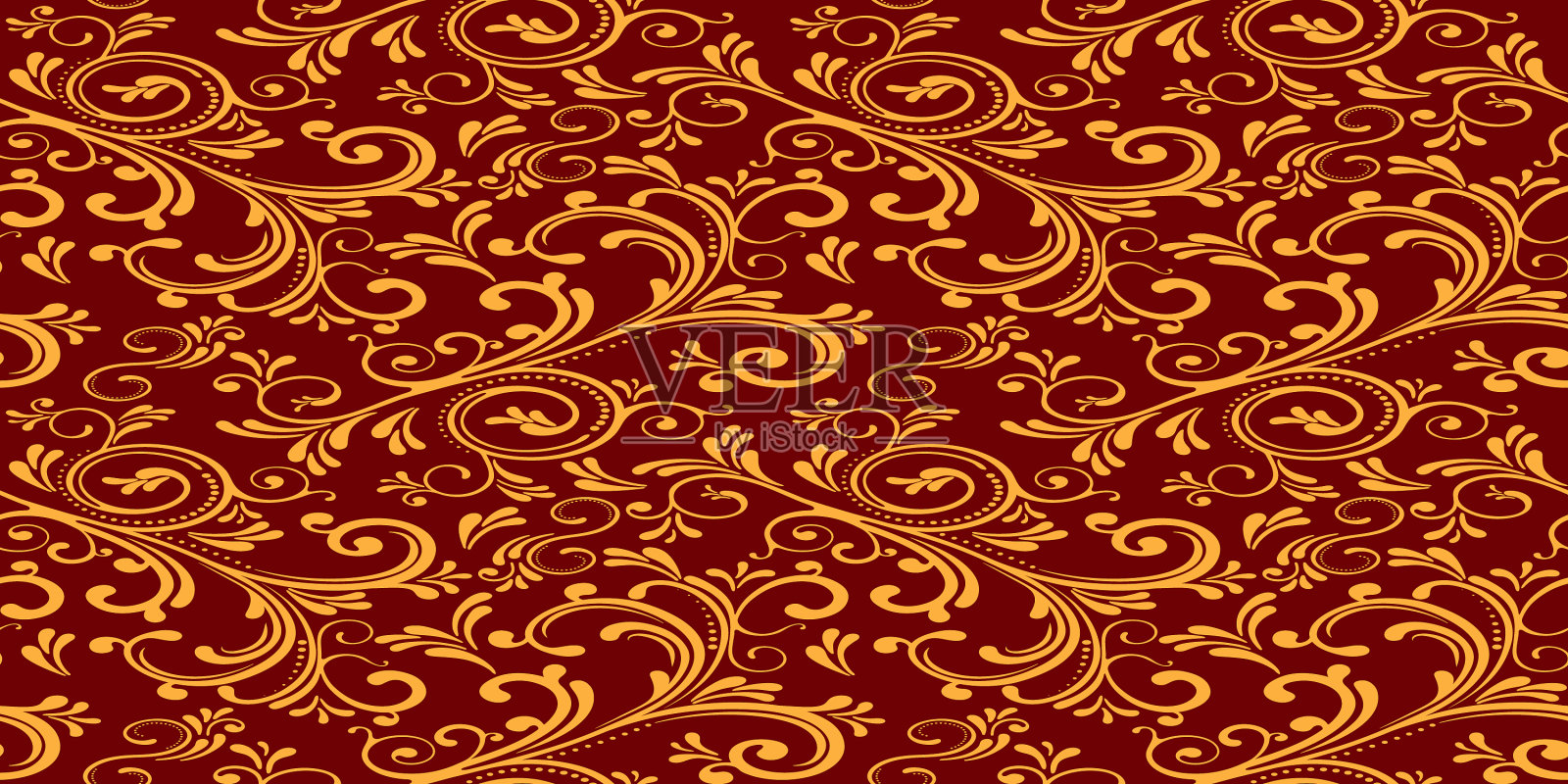 用于装饰的无缝图案模板插画图片素材