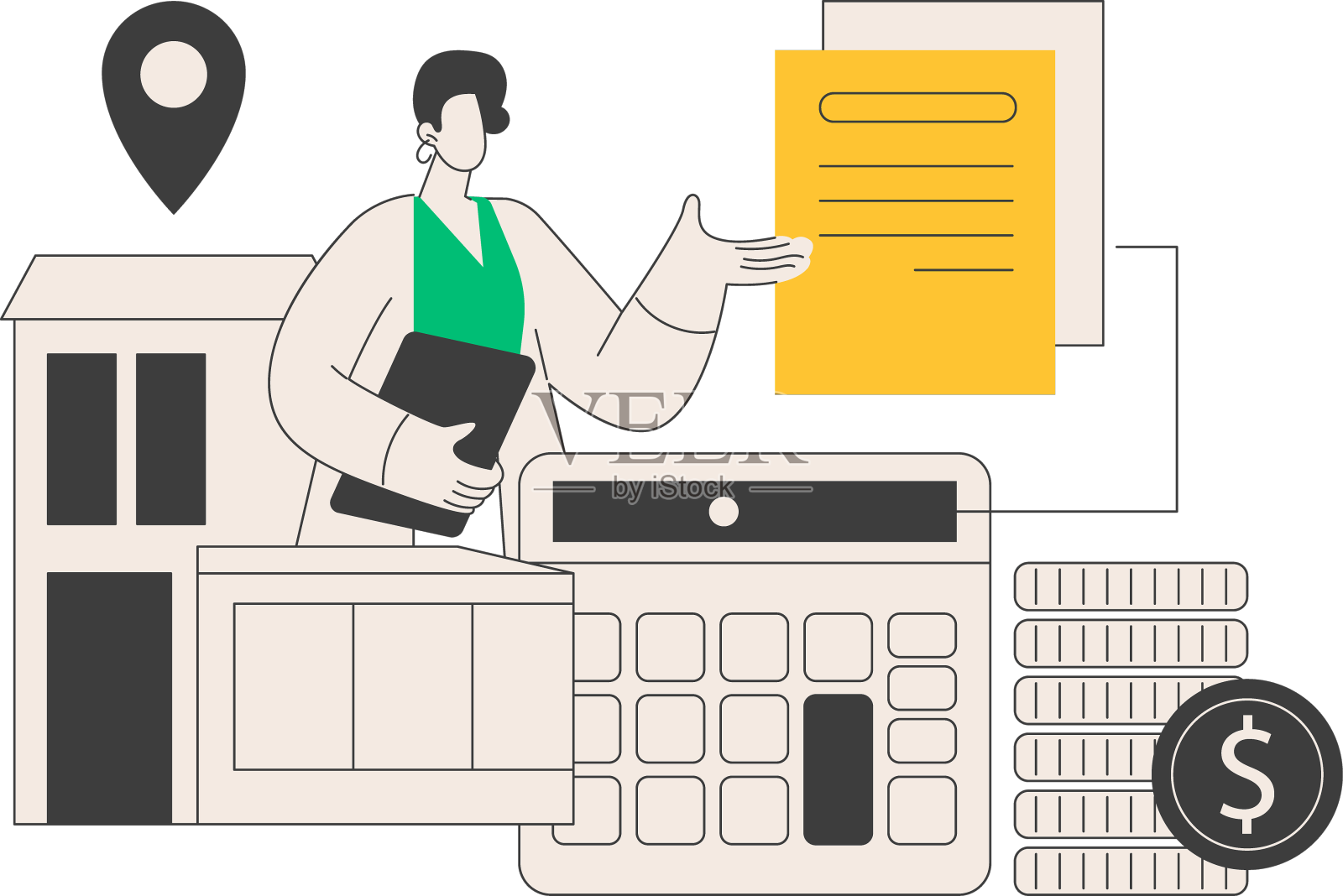 遗产规划抽象概念设计元素图片