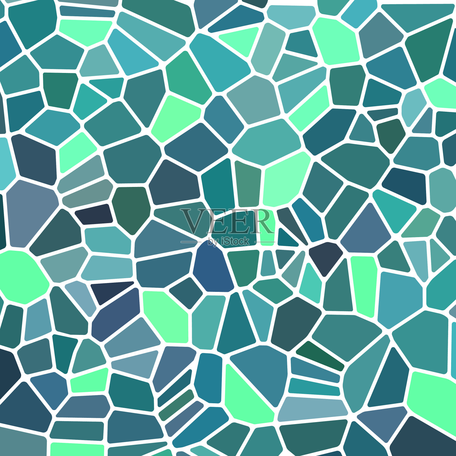 抽象的彩色玻璃马赛克背景插画图片素材