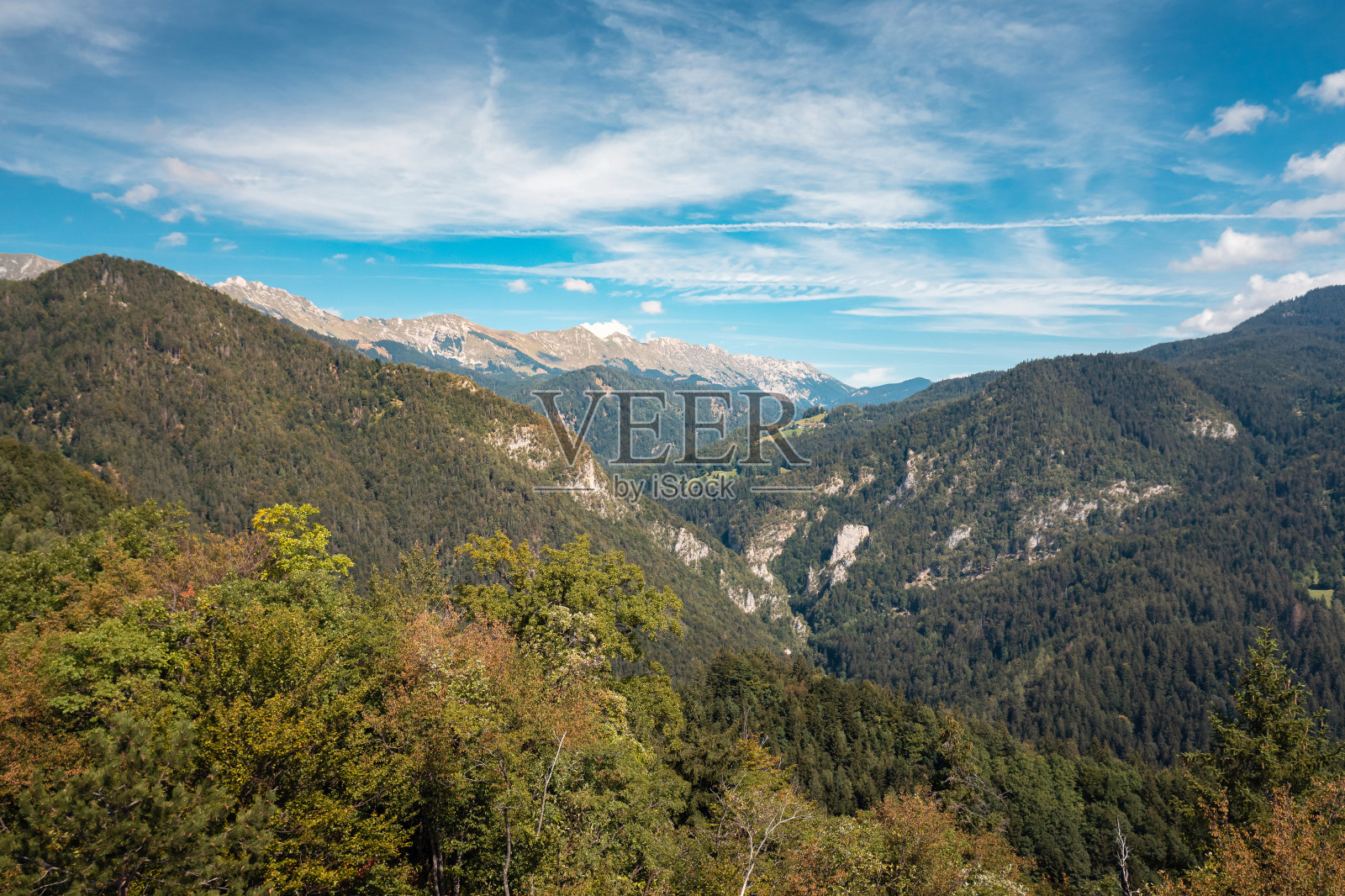 山地景观,绿树成荫照片摄影图片