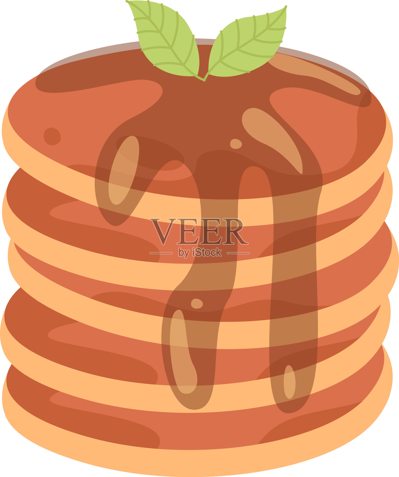 585年_elements_pancakes_stacks插画图片素材