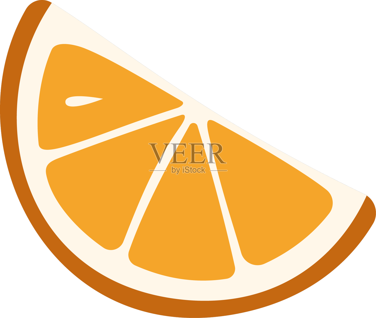 橙子片设计元素图片