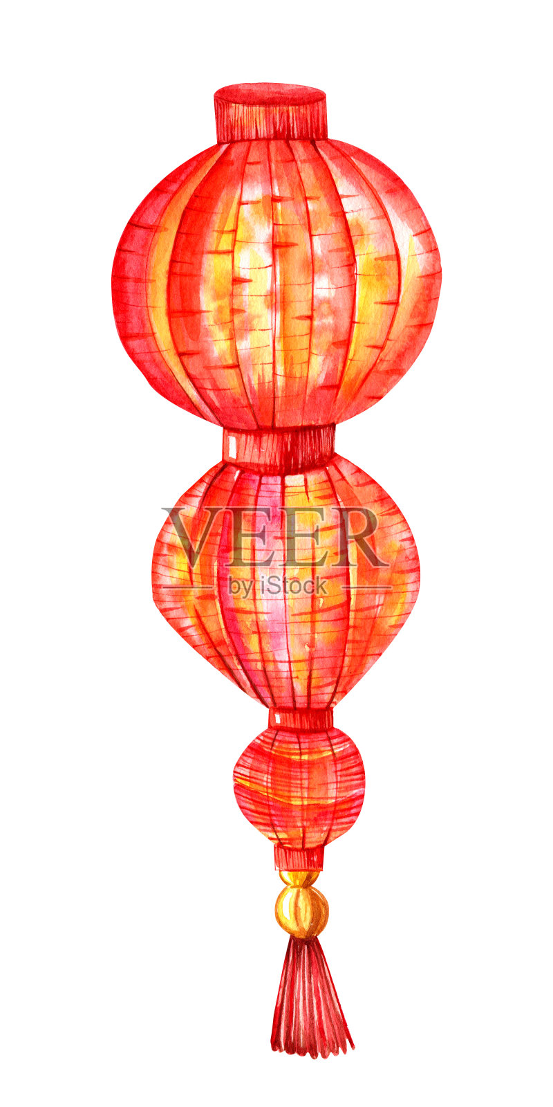 水彩插图。插画图片素材