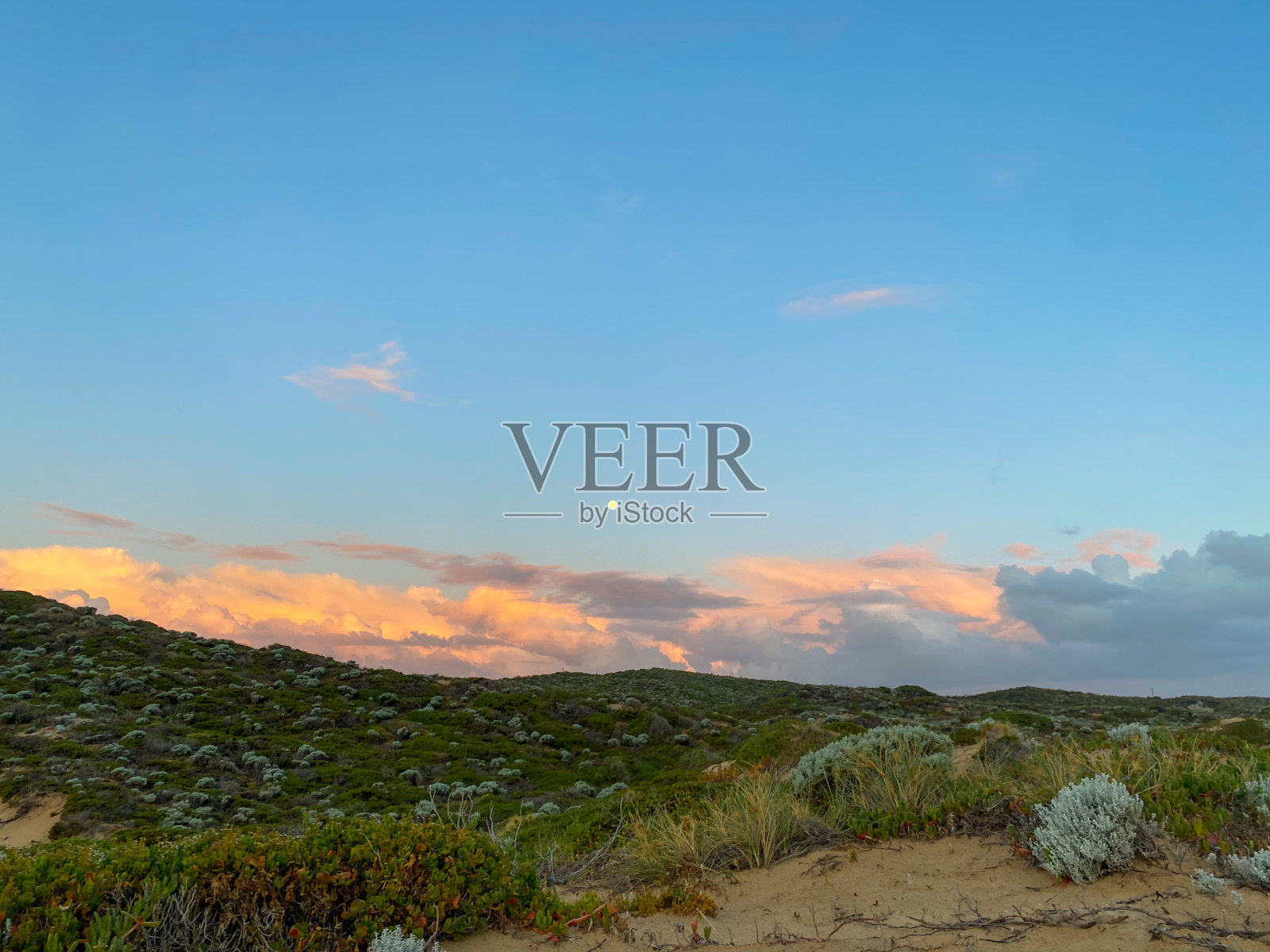 日落时间照片摄影图片