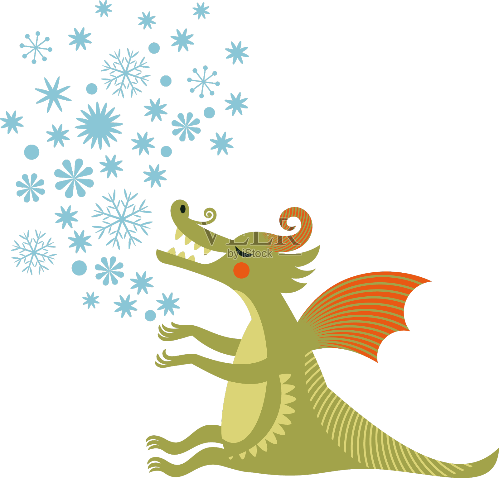 中国人2024年龙年快乐新年设计元素图片