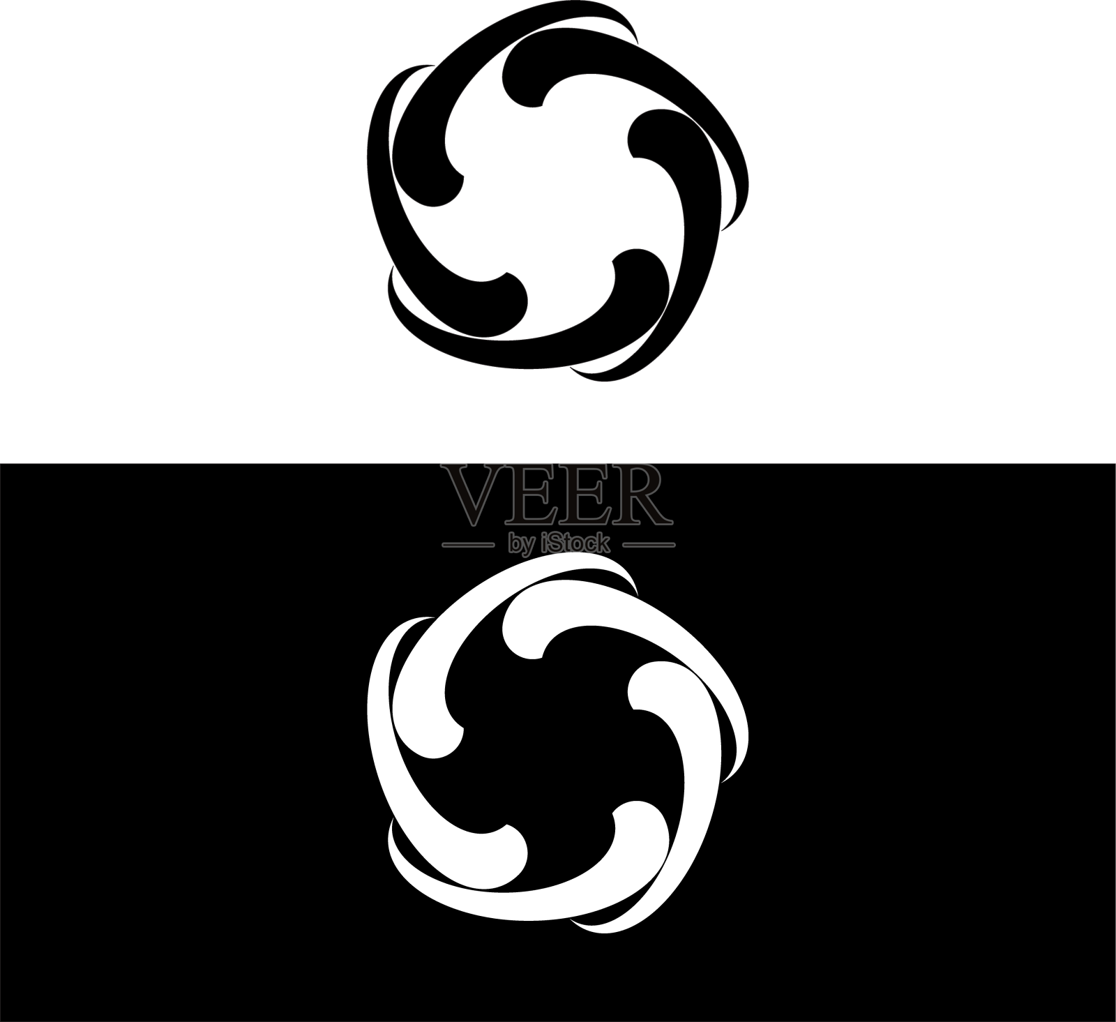 圆形标志轮廓设计圆形图标设计元素图片