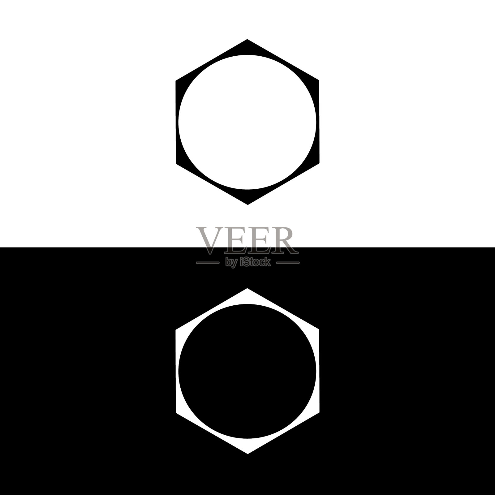 圆形标志模板设计圆形图标插画图片素材