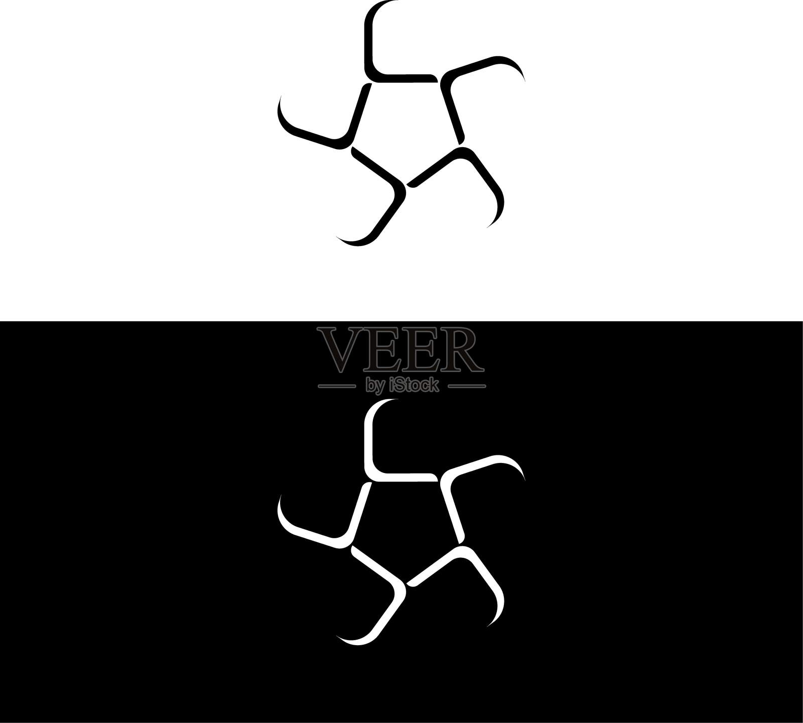 圆形标志模板设计元素图片