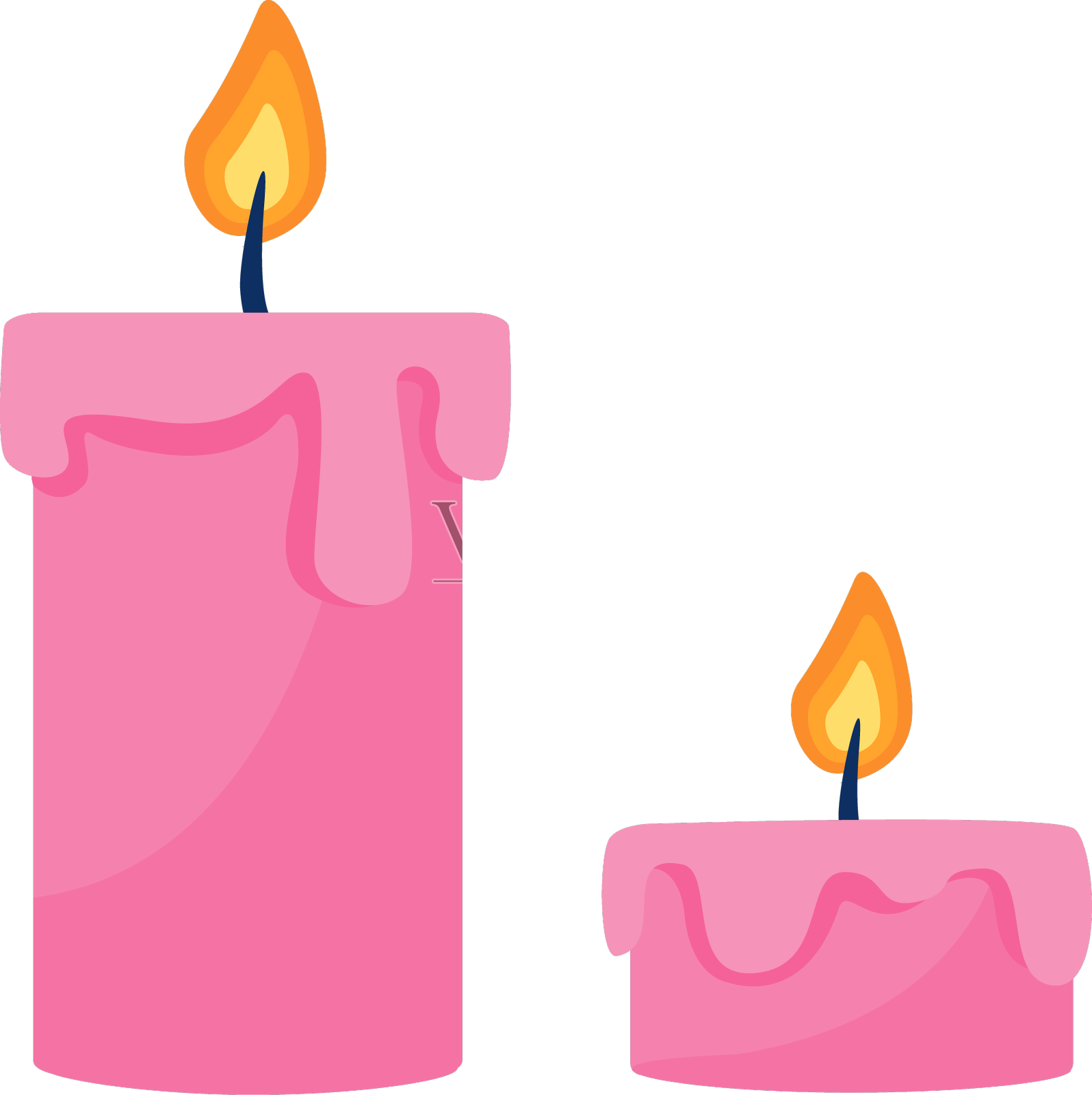 香氛蜡烛概念设计元素图片