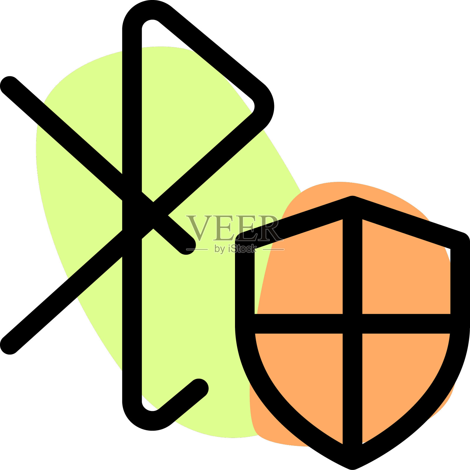 服务通过蓝牙安全加密设计元素图片