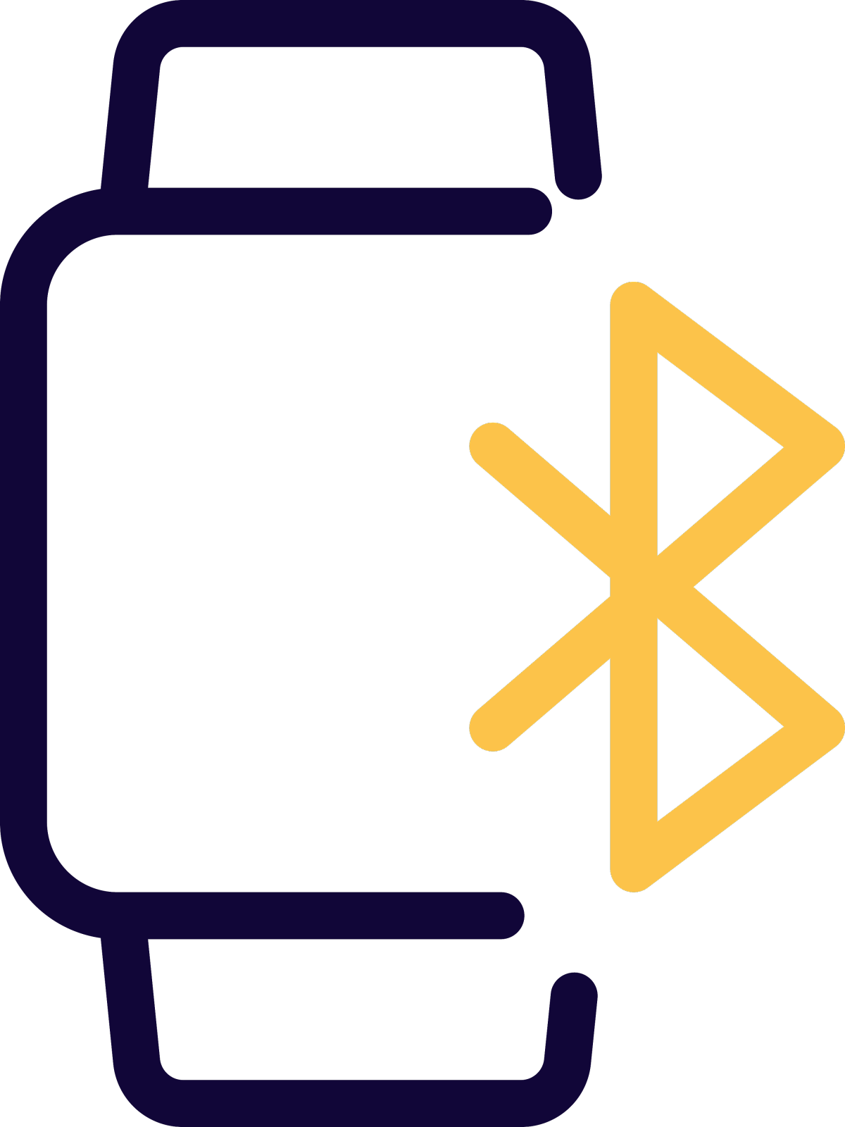 智能手表:带蓝牙的便携设备设计元素图片