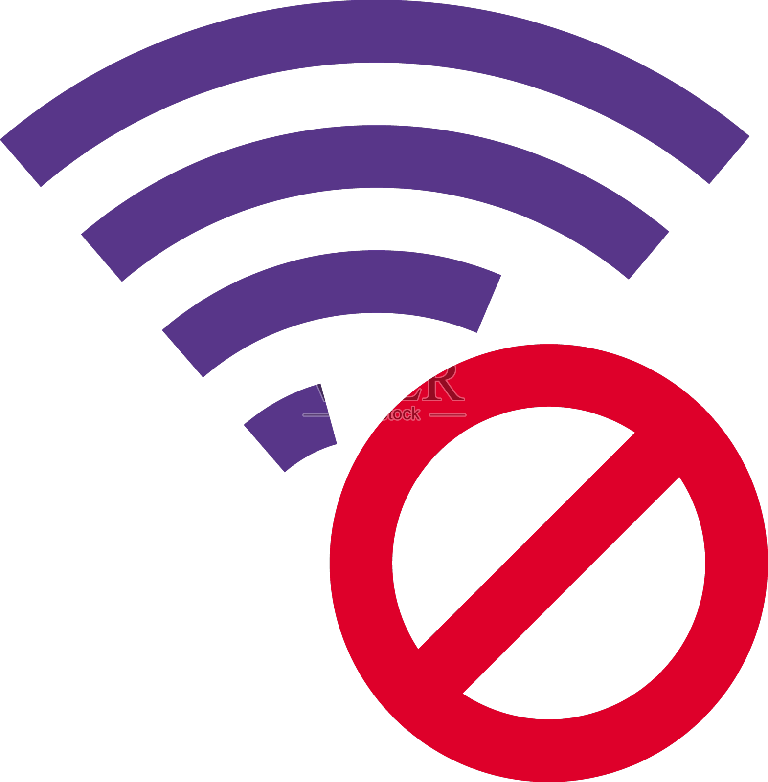 没有互联网连接的技术设备设计元素图片