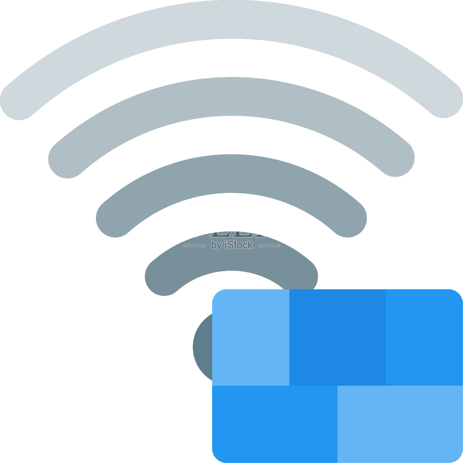 无线防火墙用于保护未授权用户设计元素图片