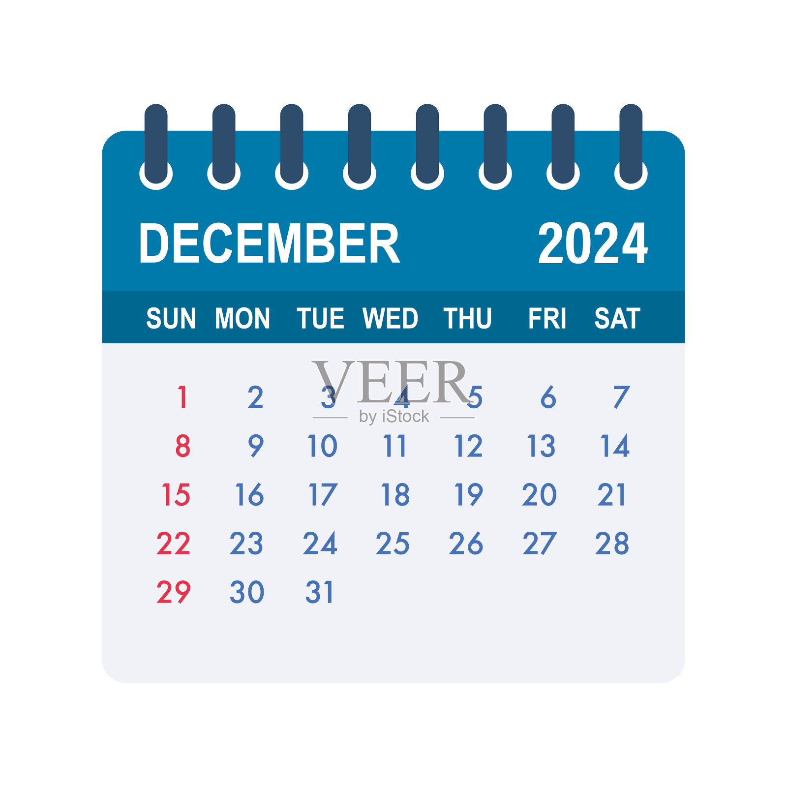 2024年12月历叶历2024年平插画图片素材