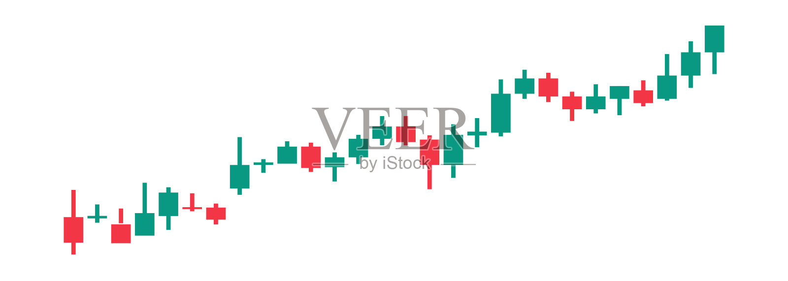 烛台交易图插画图片素材