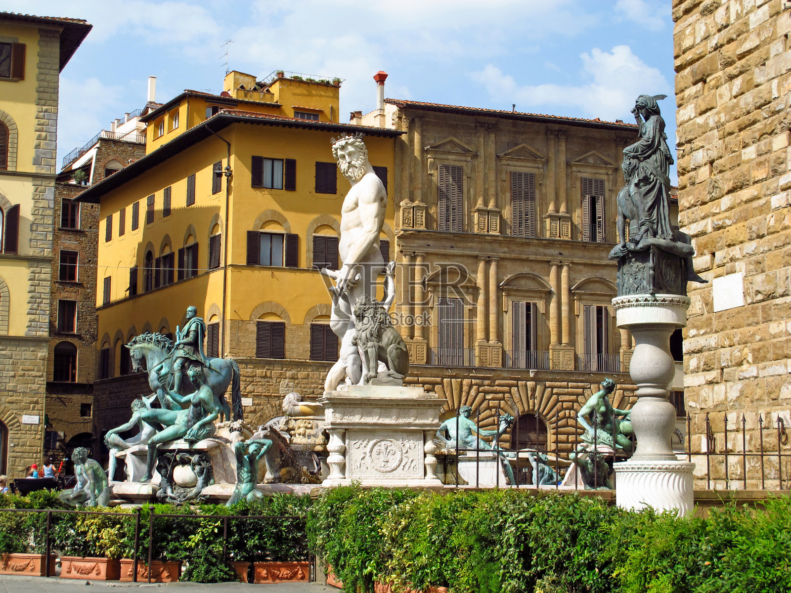 意大利佛罗伦萨的领主广场照片摄影图片