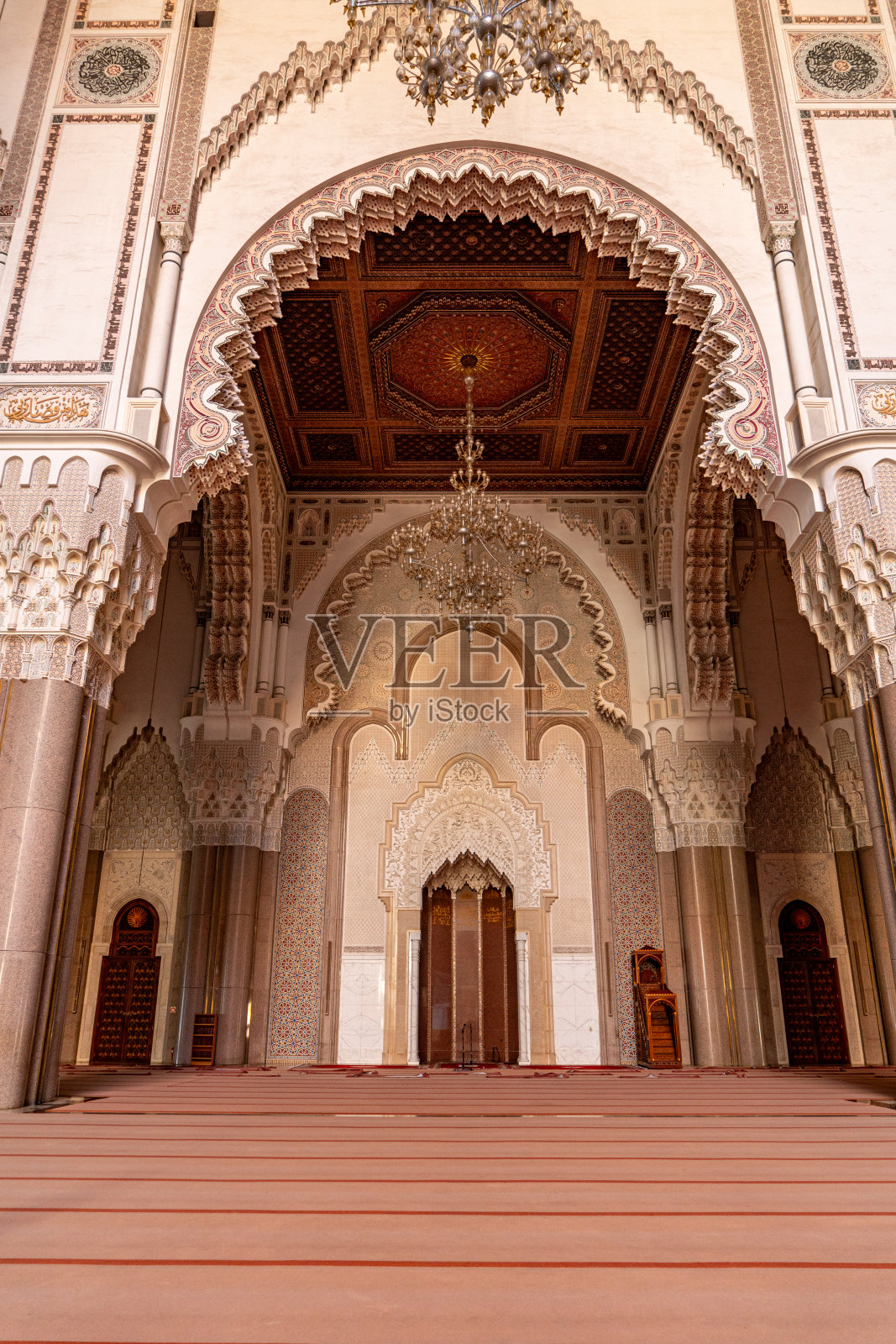 哈桑二世清真寺,卡萨布兰卡,摩洛哥照片摄影图片