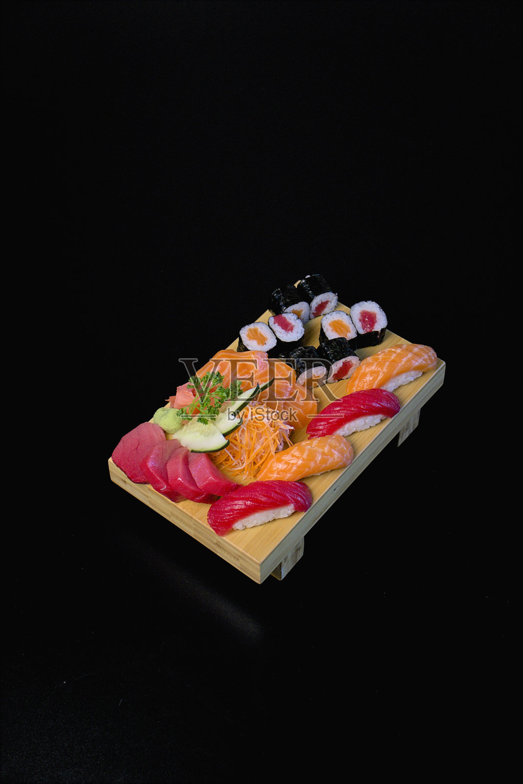 优雅的寿司选择照片摄影图片