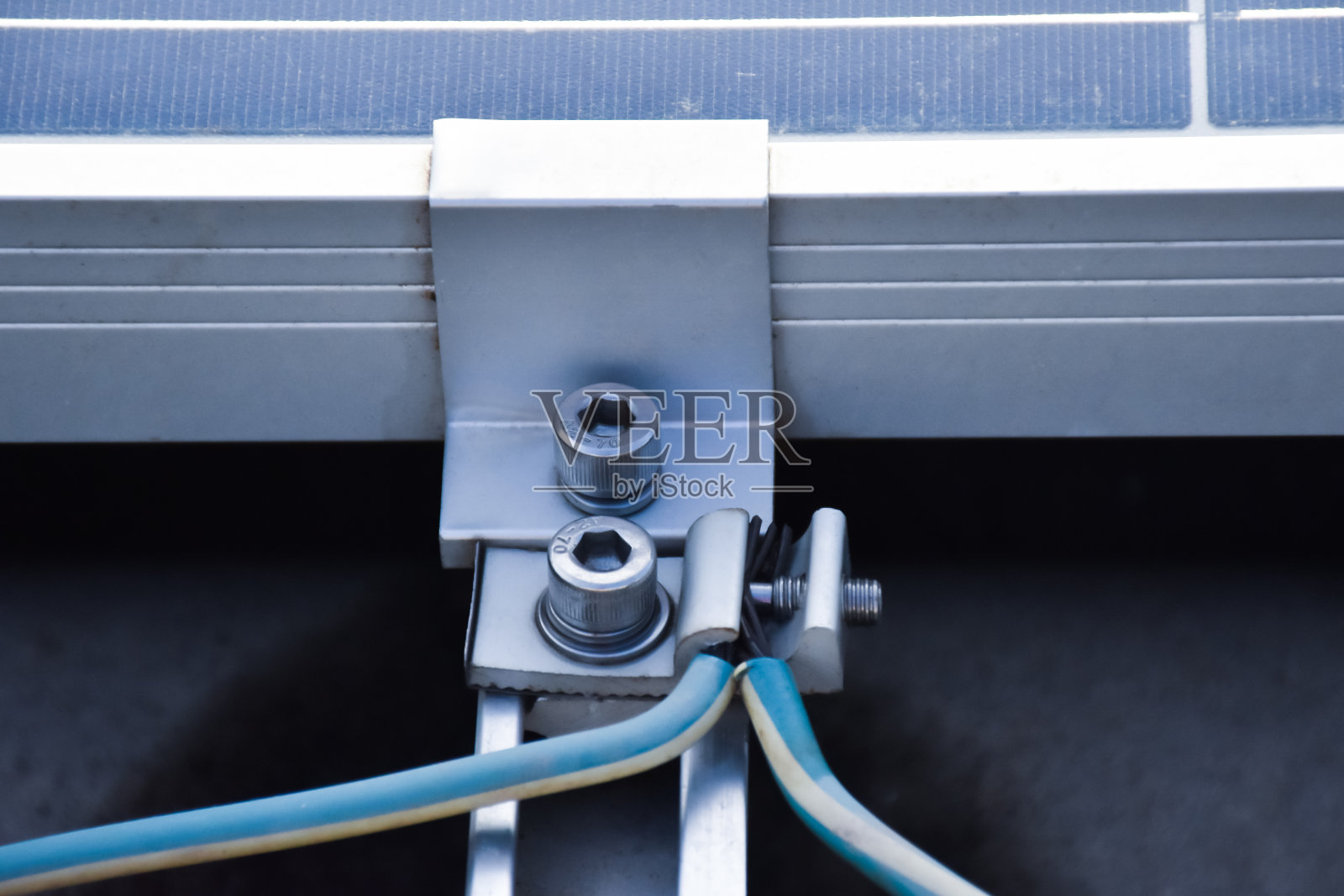 太阳能电池面板照片摄影图片