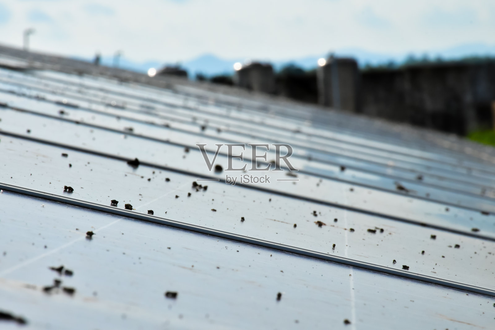 太阳能电池板或光伏板照片摄影图片