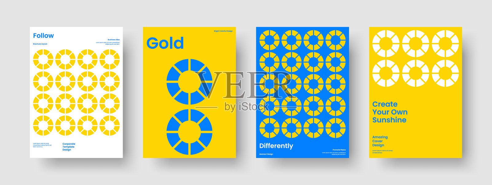 隔离背景模板。创意宣传册布局。几何传单设计。海报。书的封面。横幅。报告。业务演示。小册子。广告。时事通讯。传单。品牌标识插画图片素材