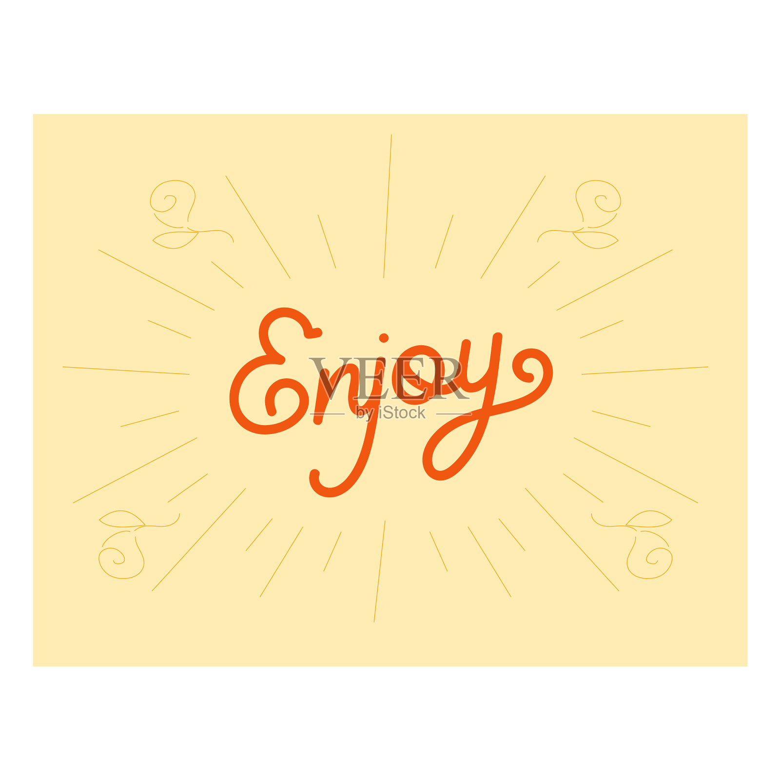 享受笔画的乐趣插画图片素材