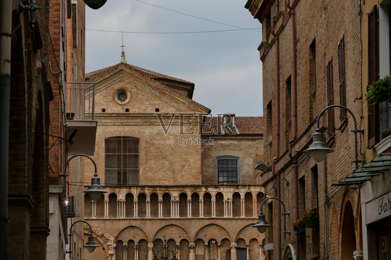 费拉拉市的景色照片摄影图片