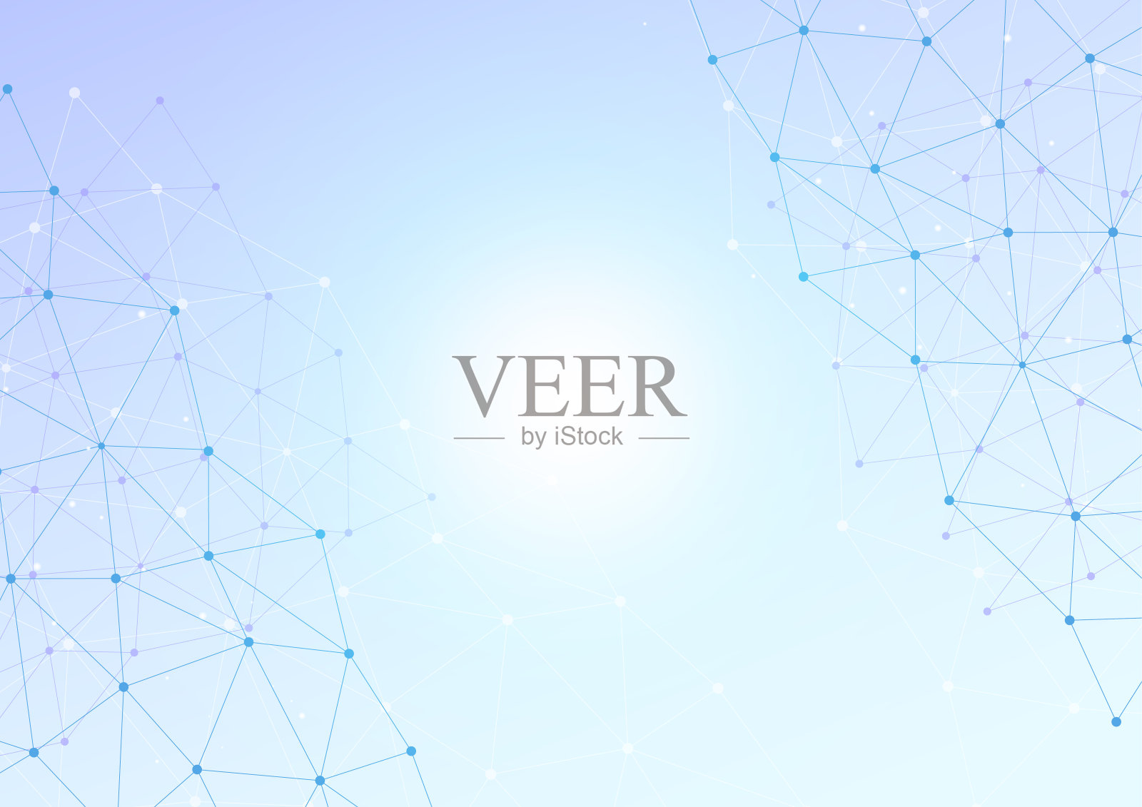 连接蓝色网络图像背景插画图片素材