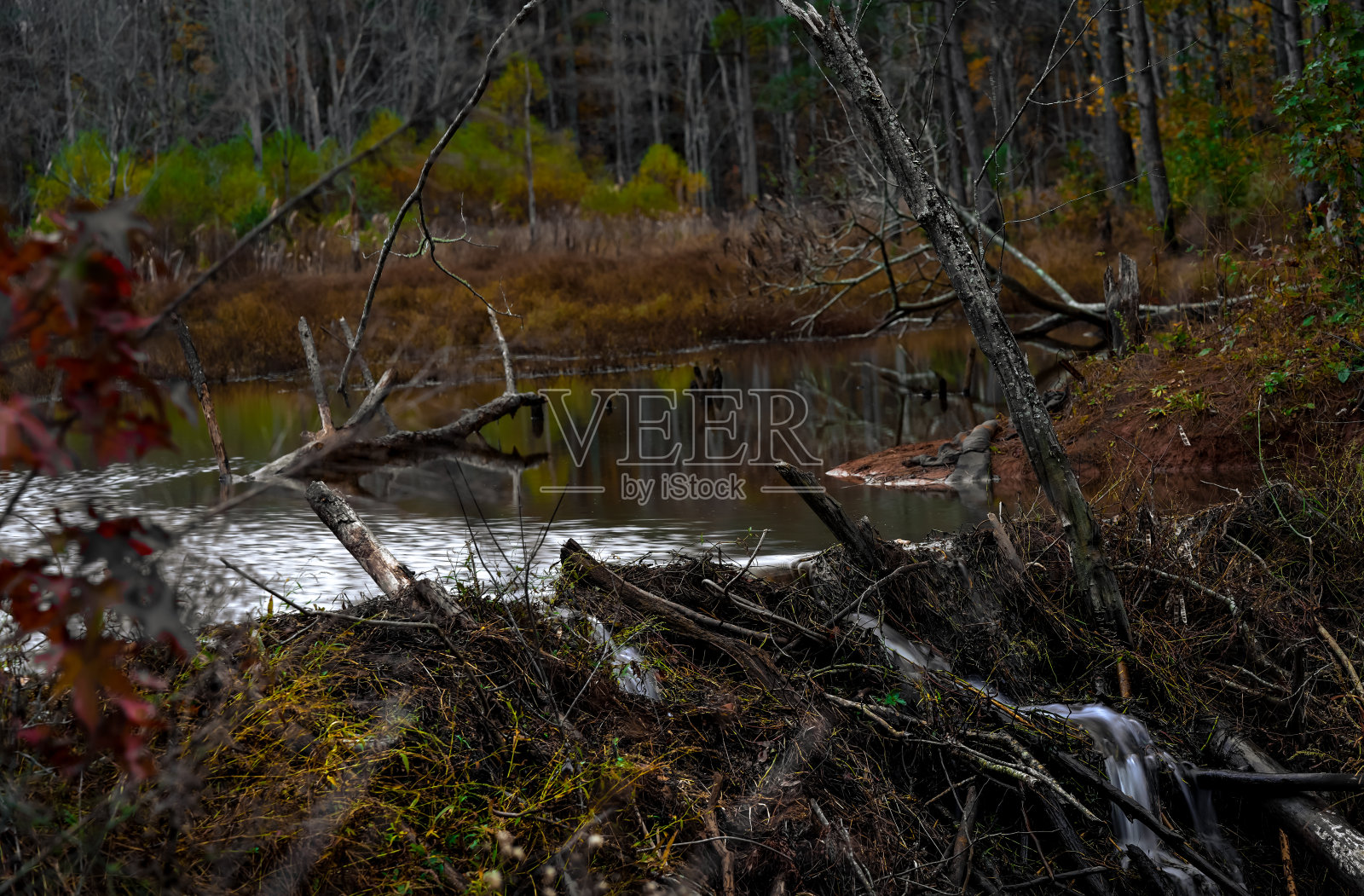 乔治亚水道-长时间暴露照片摄影图片