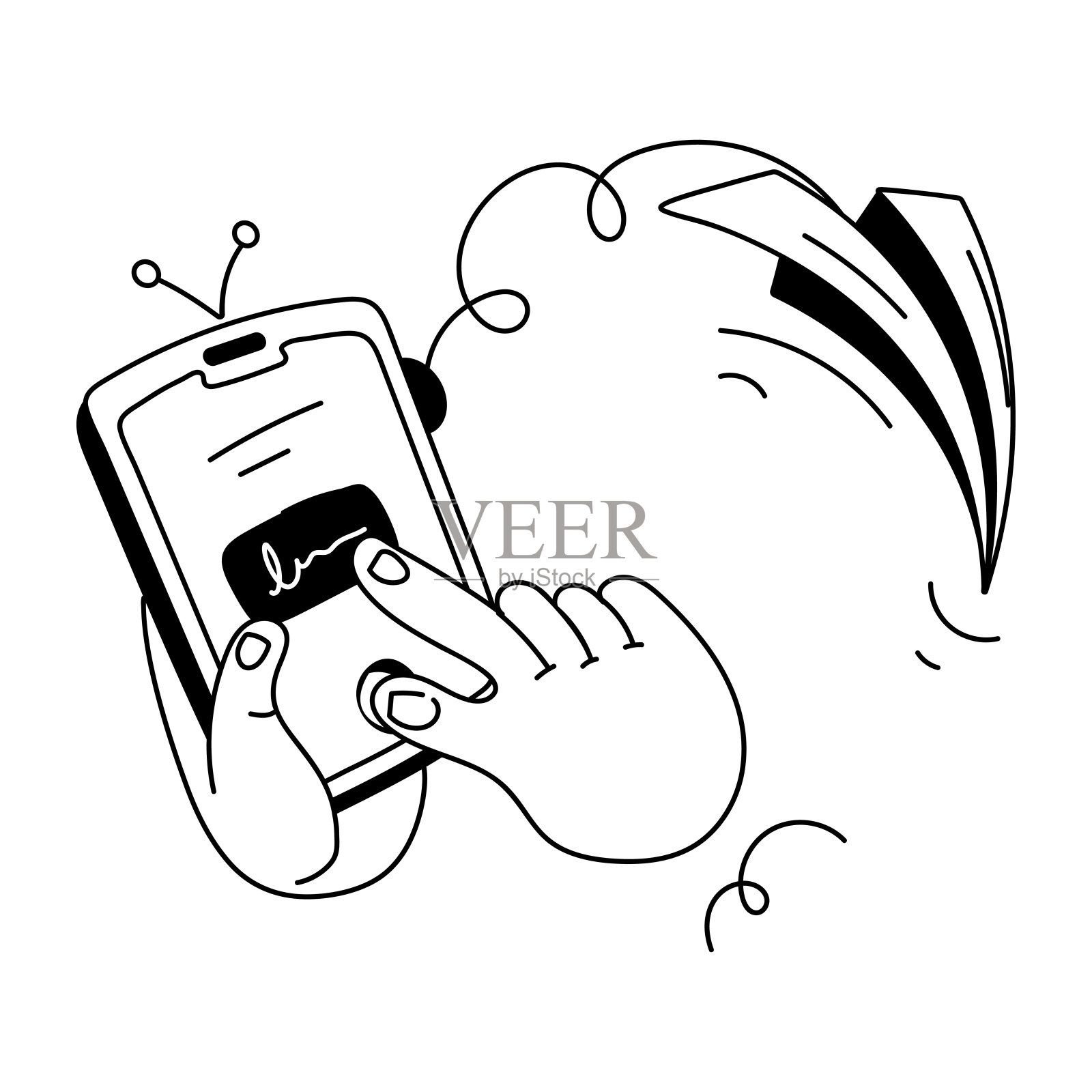 商业活动手绘插图插画图片素材