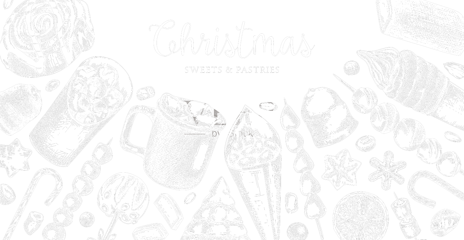 圣诞食品背景圣诞市集设计设计元素图片