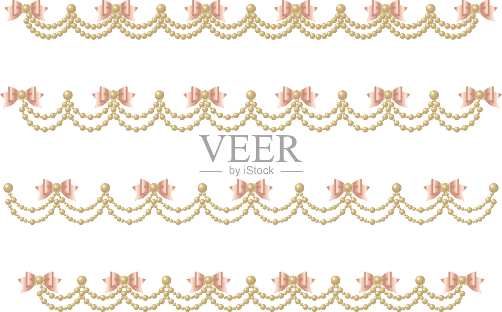 金属,石头,丝带线7-2插画图片素材