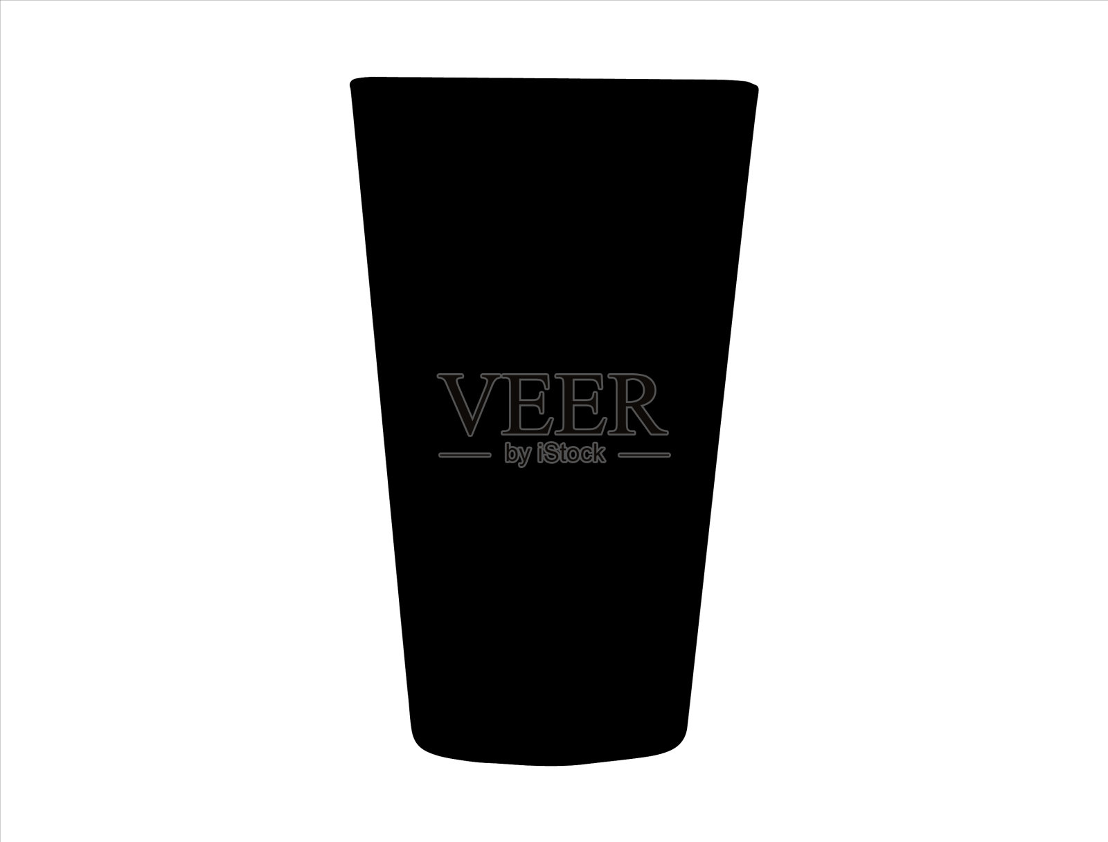 品脱玻璃剪影艺术插画图片素材