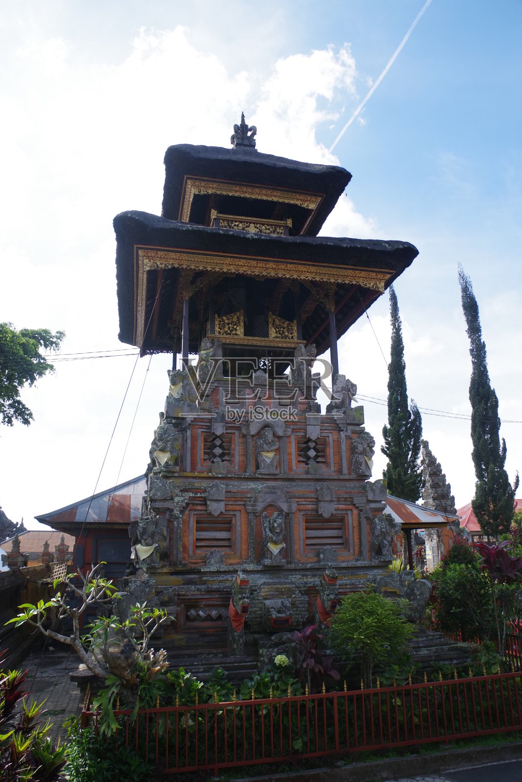 巴厘岛的Ulun danu batur神庙照片摄影图片