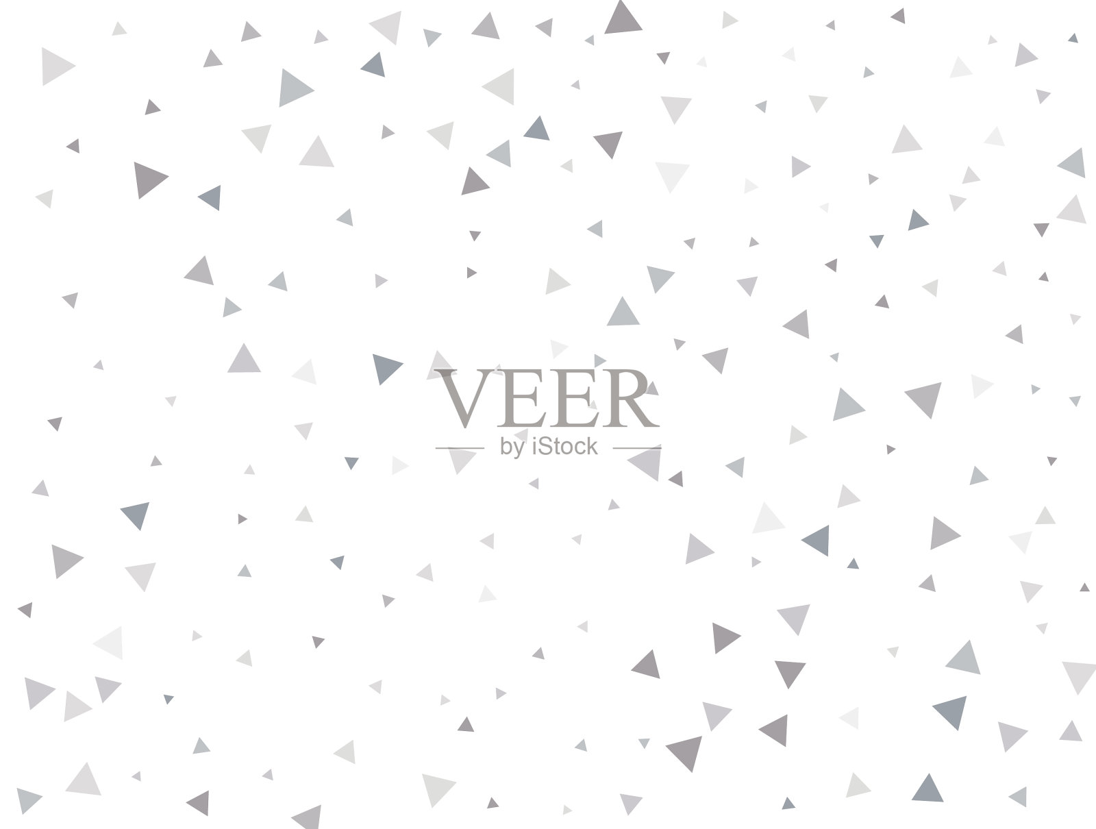 圣诞之光,银色的三角形闪闪发光插画图片素材