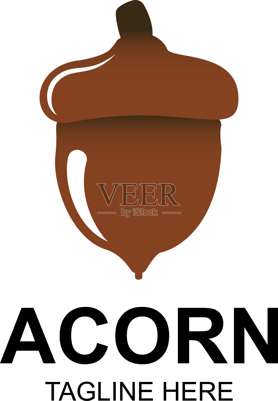 橡实标志设计模板设计元素图片