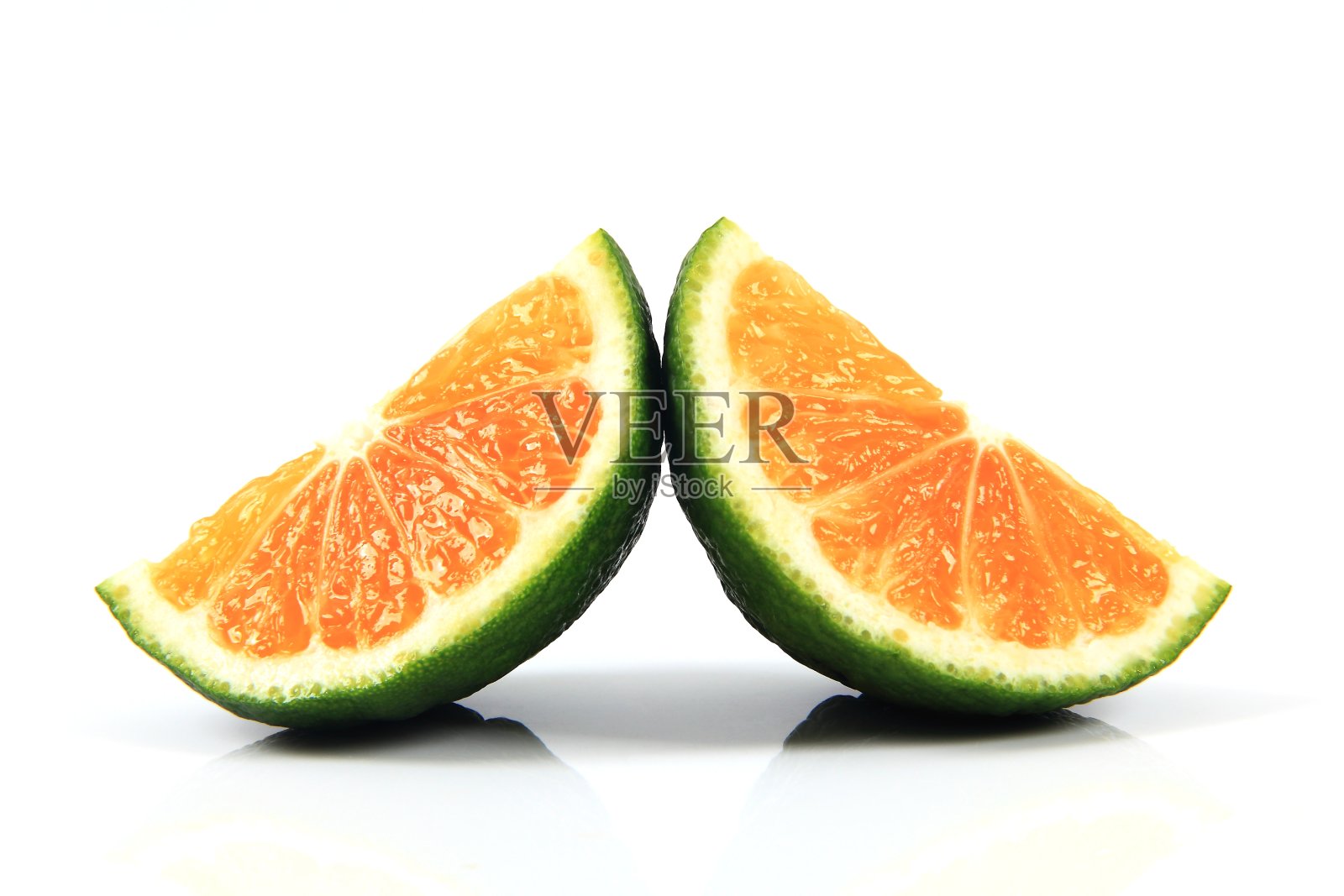 白色背景上的柑橘类水果照片摄影图片