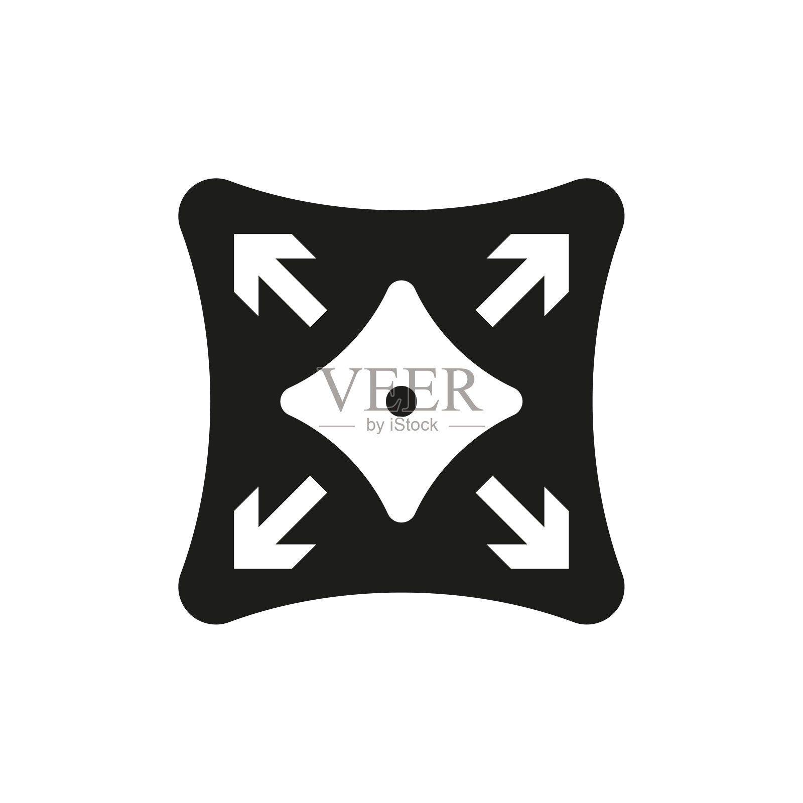 操纵杆图标。股票的形象。矢量插图。插画图片素材