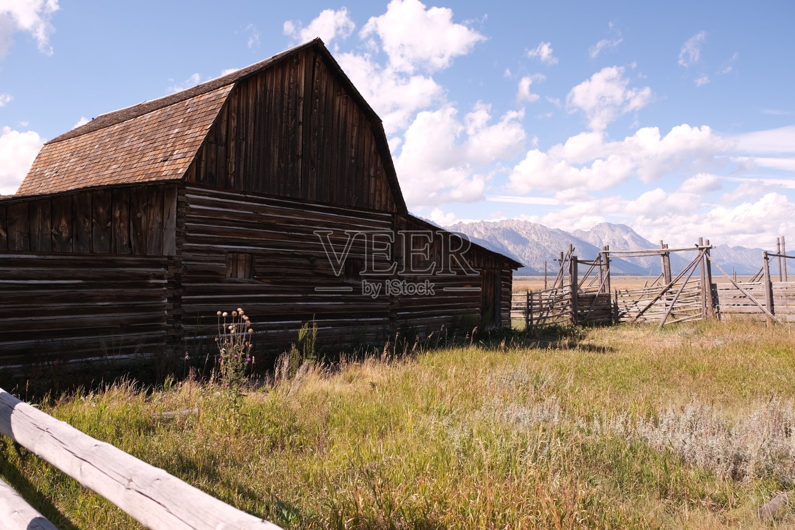 大提顿国家公园历史悠久的摩门教街照片摄影图片