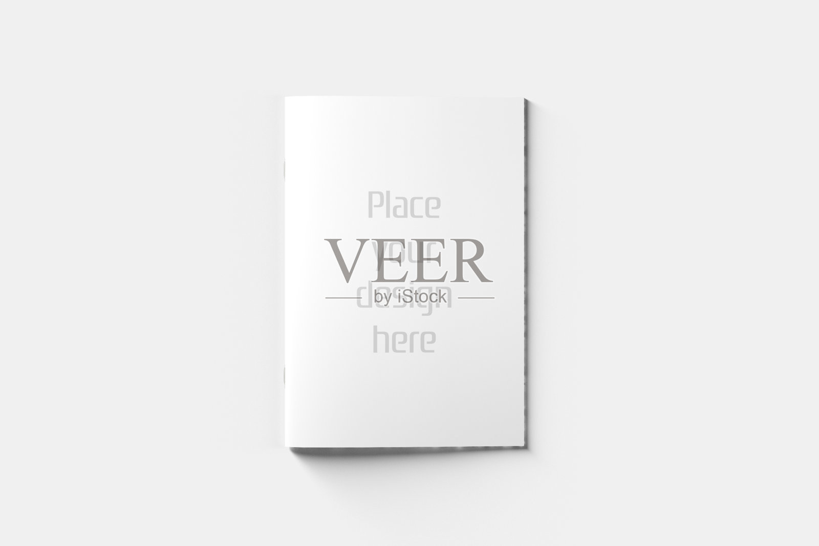 垂直A4宣传册模型3D渲染照片摄影图片