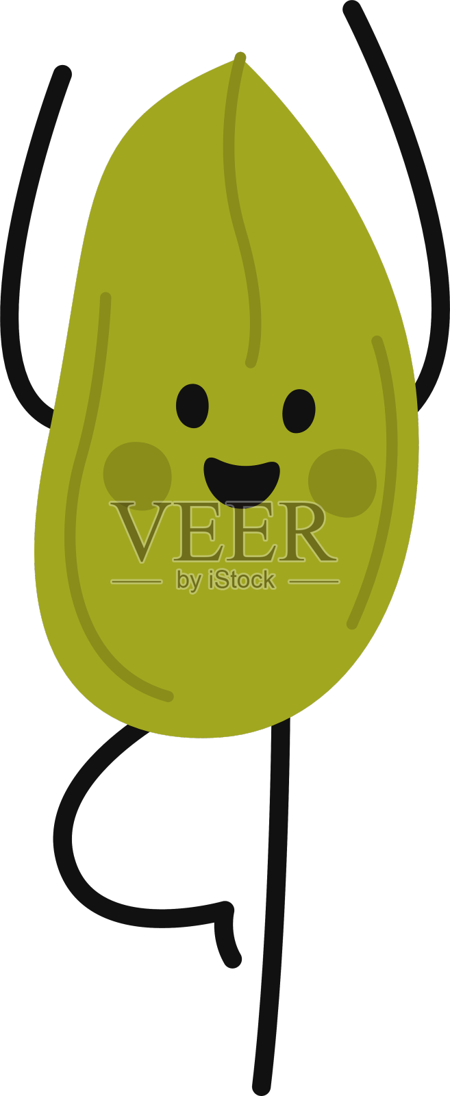 南瓜子性格设计元素图片