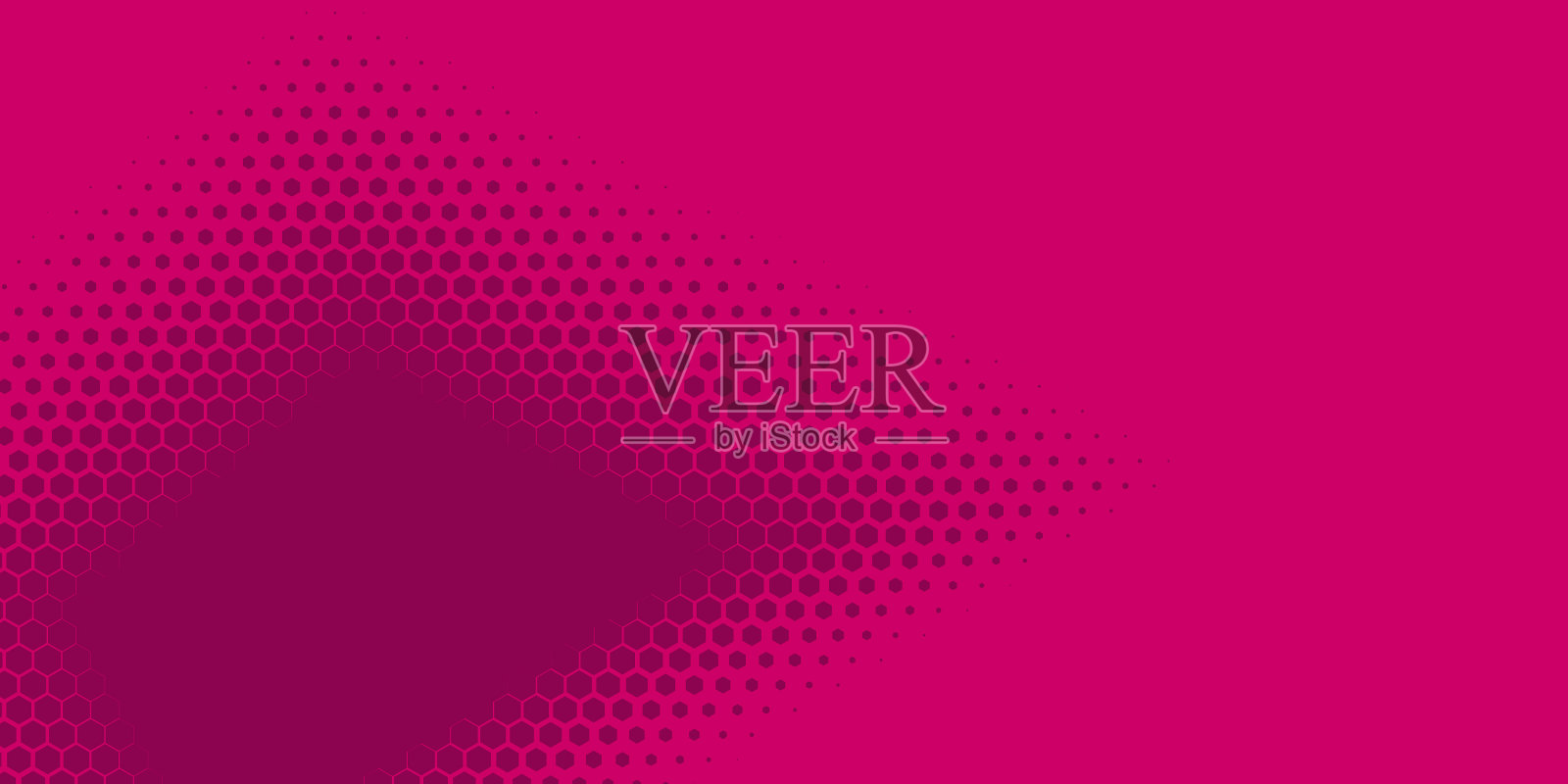 几何抽象六边形二色背景插画图片素材