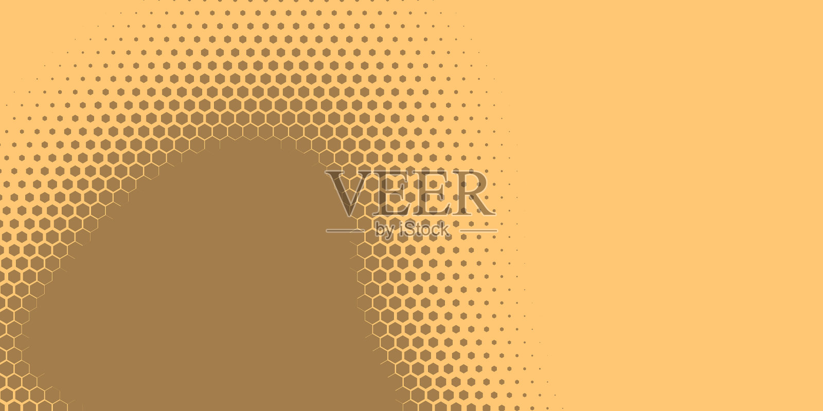 几何抽象六边形二色背景插画图片素材