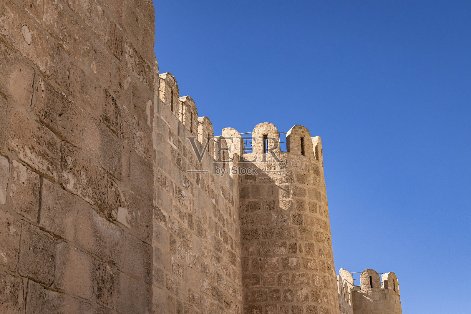 苏塞郡防御工事的外部视图。照片摄影图片