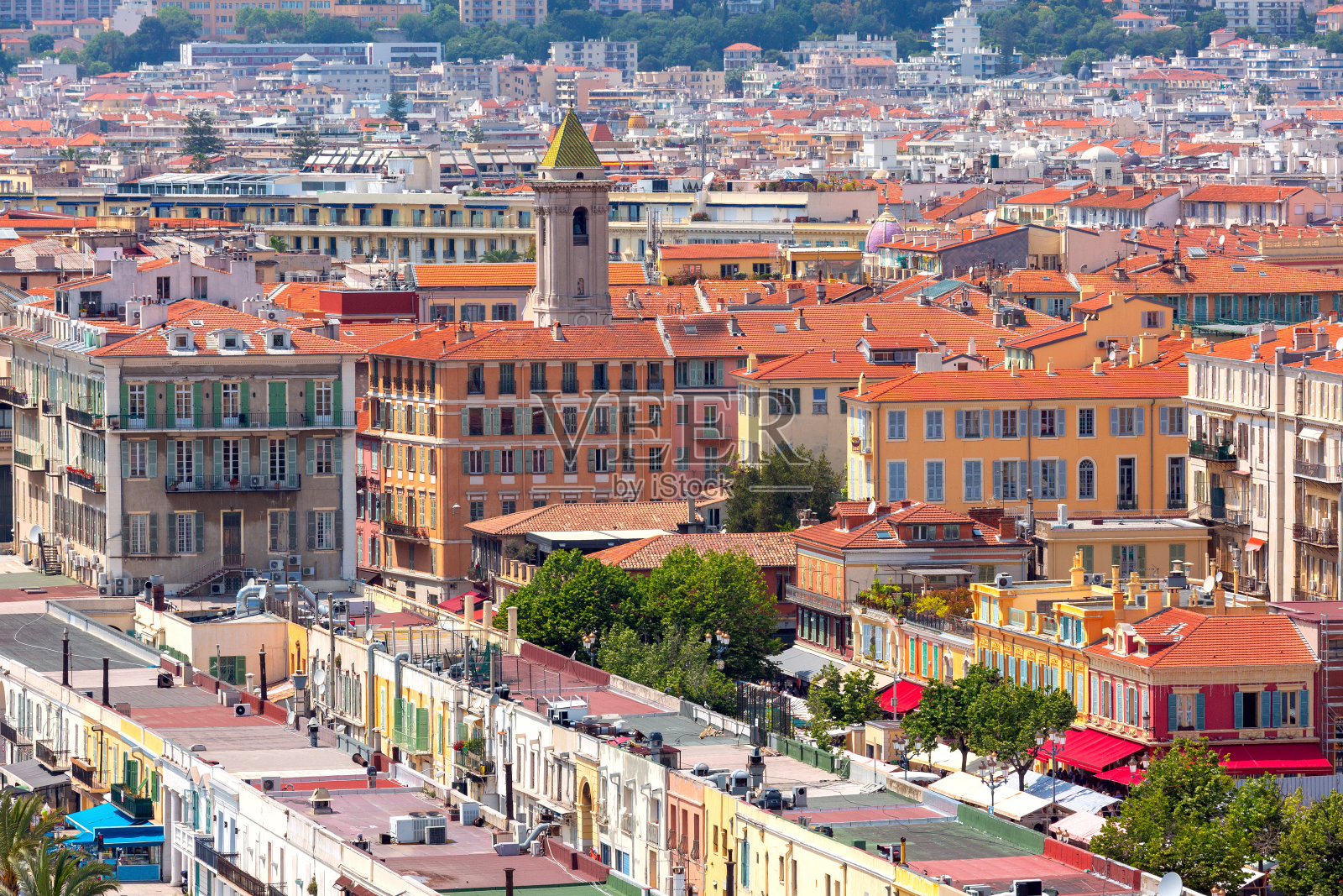 法国尼斯的老城区照片摄影图片