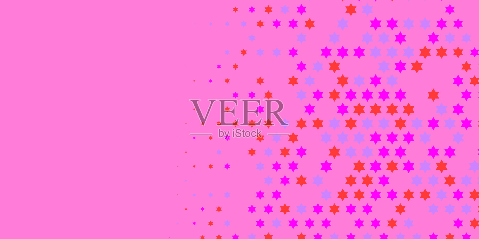 星星宽横幅两色抽象背景插画图片素材