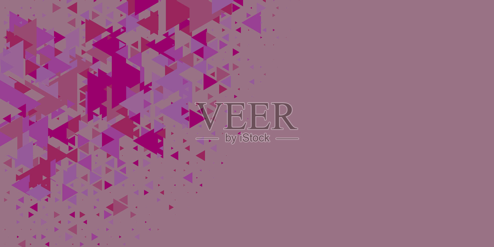 多色抽象三角形背景插画图片素材