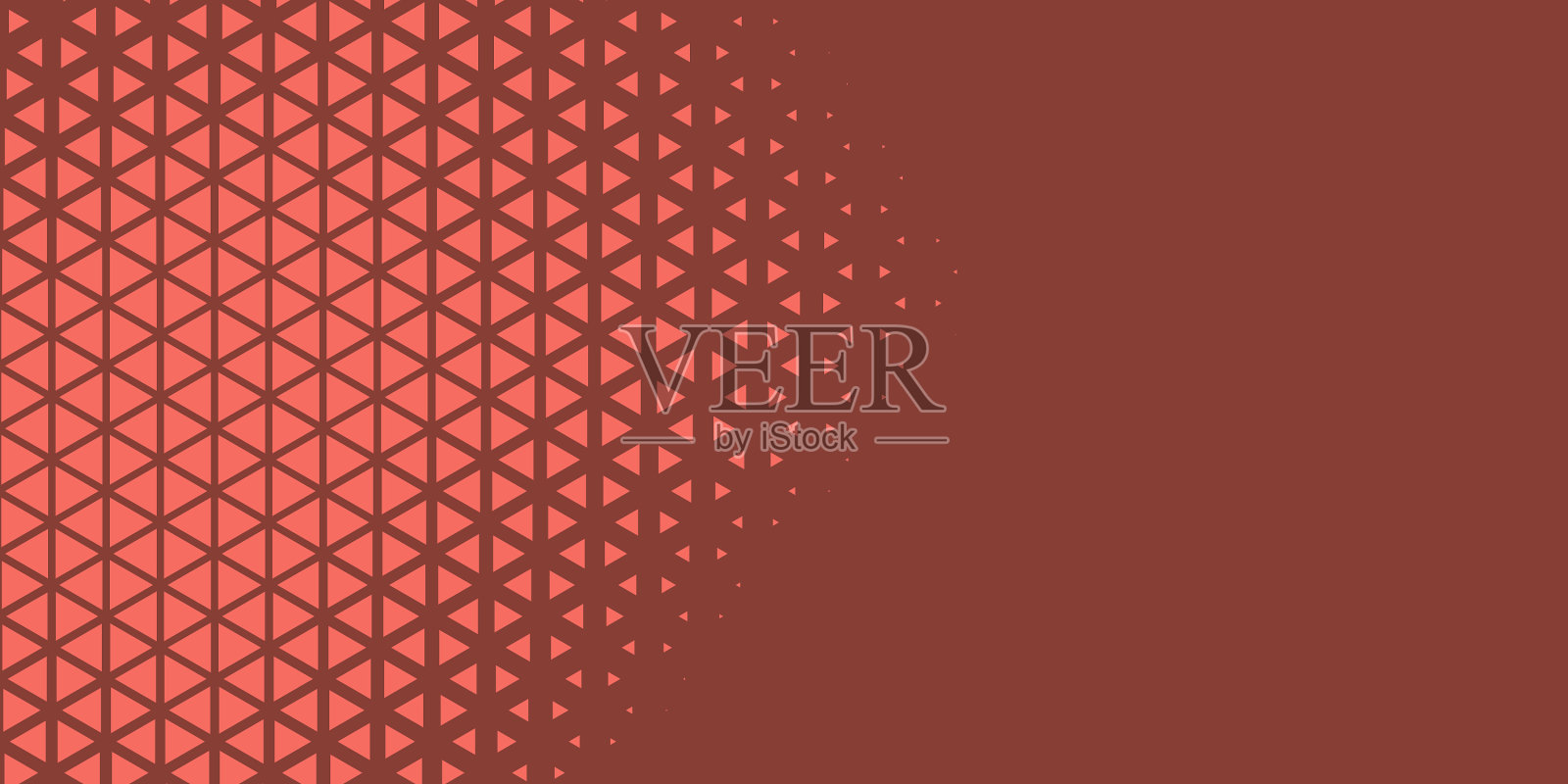 抽象三角形形状的横幅背景插画图片素材